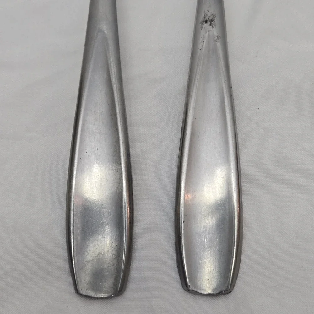 Lot Of 2 (Two) Aspen (Stainless, Satin) by Cambridge Silver GUC Normal Use‎ Wear